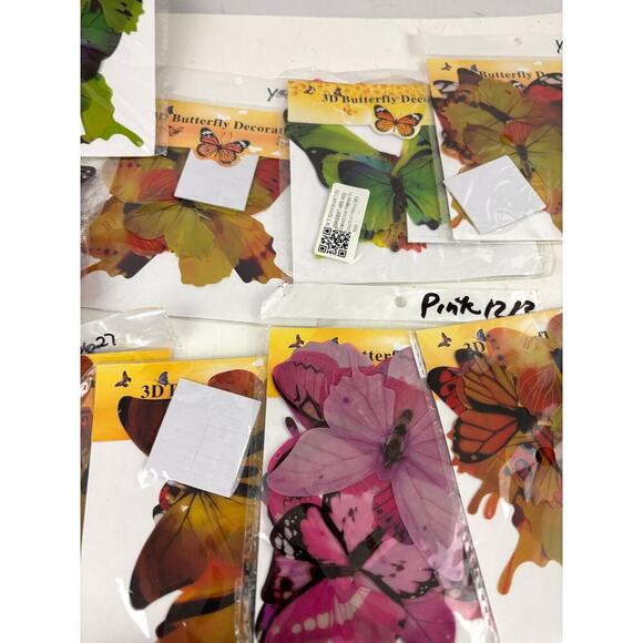 20 Pack 3D Butterflies Wall Stickers Decoration Wedding Home Decor Lot Bulk - Picture 5 of 9